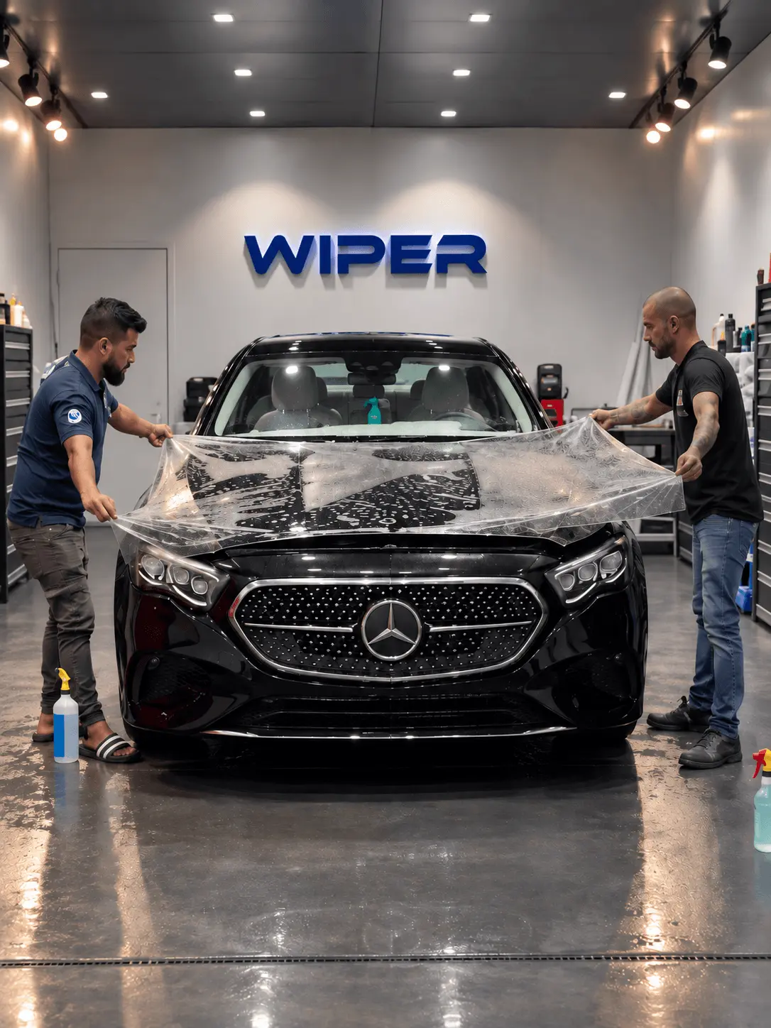 Paint Protection Film on a Wiper studio car